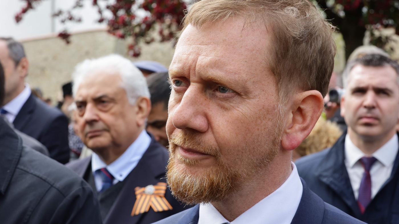 Kretschmer kritisiert Russland bei Weltkriegsgedenken in Torgau