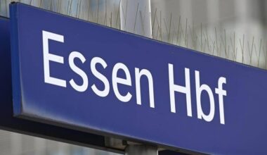 Pfandsammler in Essen auf Gleisen - Polizei warnt