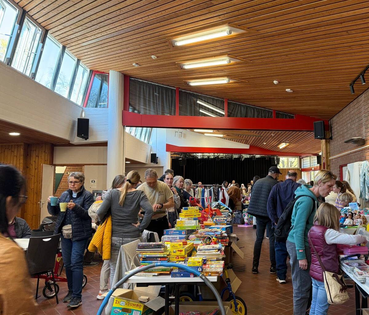 Flohmarkt am Bürgerhaus Oststadt in Essen wieder offen
