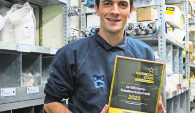 Der traditionsreiche Stuttgarter SHK-Betrieb ist zertifizierter Handwerkstar 2025, der für Qualität, Innovation, Nachhaltigkeit und ein umfassendes Leistungsspektrum steht