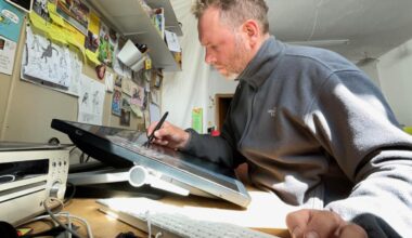 Comic-Workshop von Gregor Hinz in der Stadtbücherei