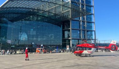 Ein Toter nach Unfall im Berliner Hauptbahnhof