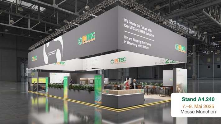 INTEC Energy Solutions stellt auf der INTERSOLAR Europe 2025 aus