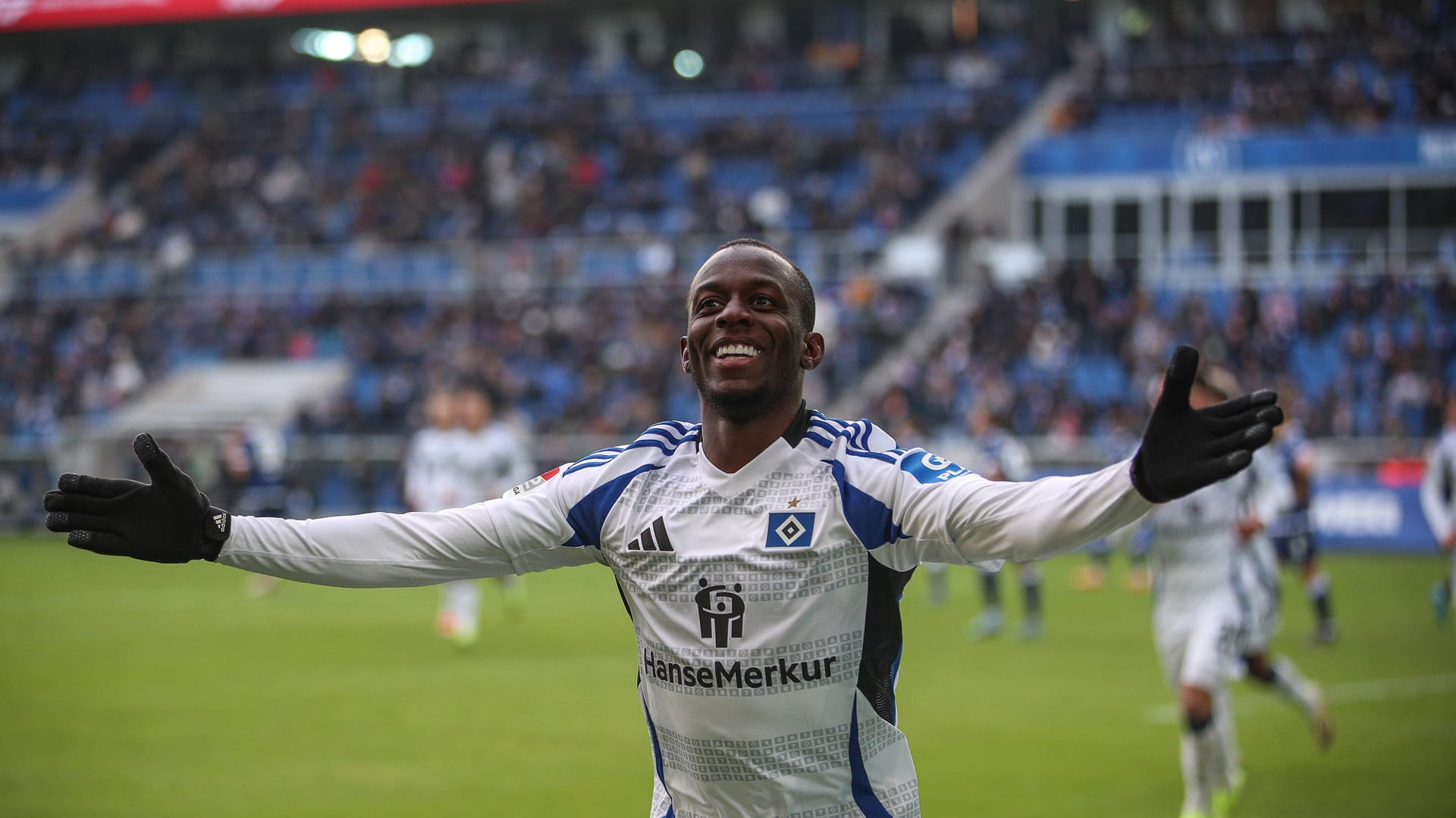 Jean-Luc Dompé: Der Offensivmann traf doppelt für den HSV.