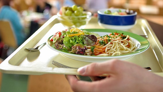 Menü auf einem Tablett © Fotolia.com Foto: Gerhard Seybert