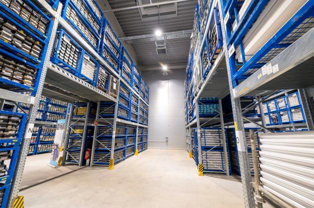 Circa 35.000 Kernsegmente werden im Lager aufbewahrt.