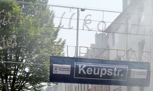 Das Mahnmal für den Terroranschlag in der Keupstraße – Betroffene mit Kritik an Stadt Köln