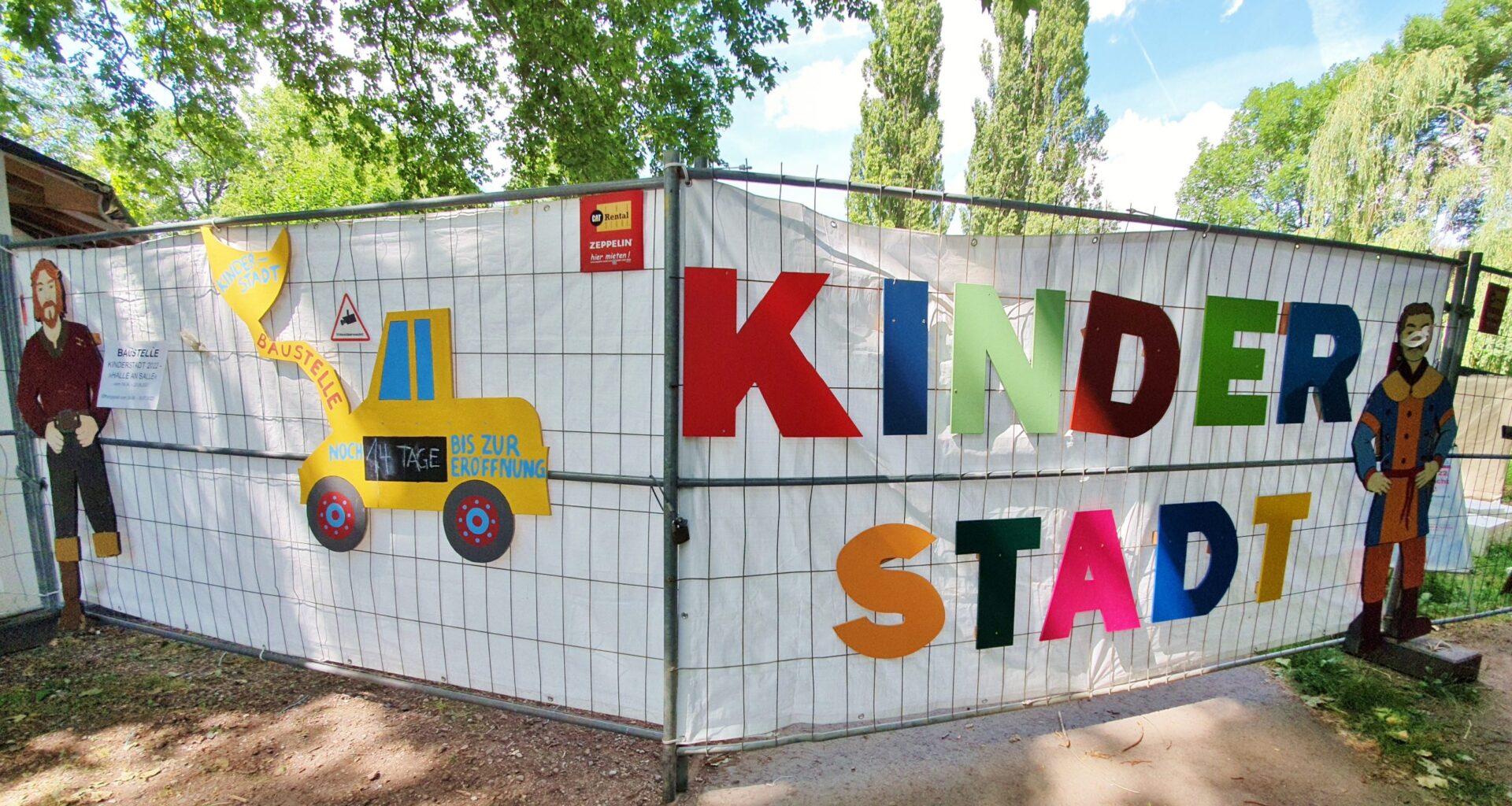 Grundsteinlegung der Kinderstadt 2025 am 30. April