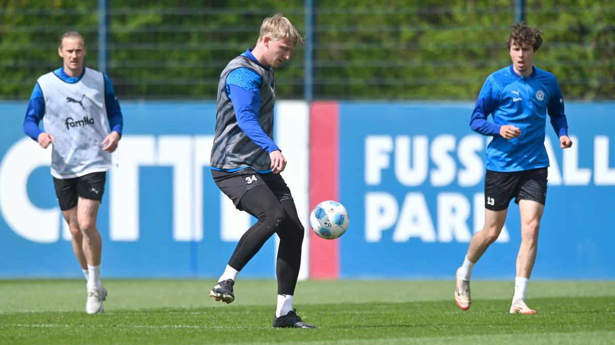 Kleine-Bekel zurück im Training – bleibt er bei Holstein Kiel?