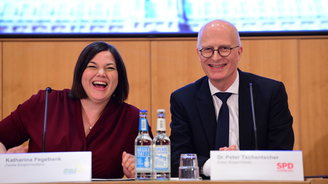 Rot-grüne Koalition in Hamburg steht - Fegebank künftig Umweltsenatorin | NDR.de - Nachrichten