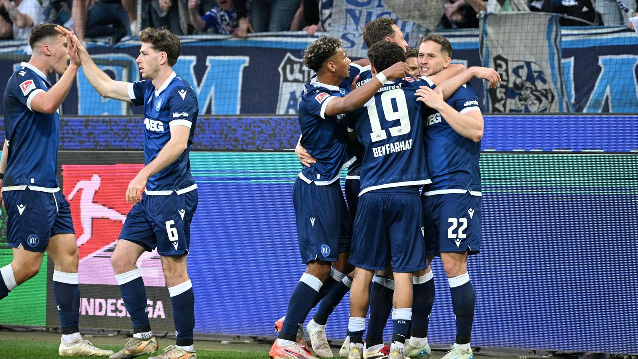Karlsruhe verpasst Hannover Dämpfer im Aufstiegskampf