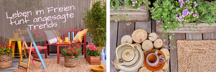 Leben im Freien: fünf angesagte Trends