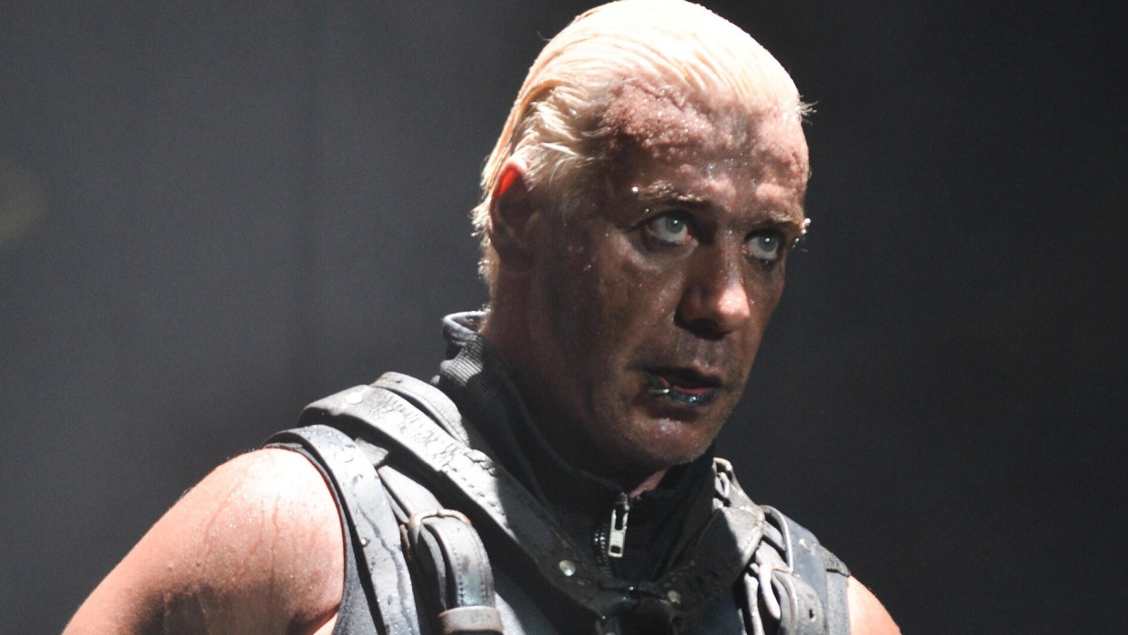 Mann und Rolle: Till Lindemann bei einem Konzert der Band Rammstein
