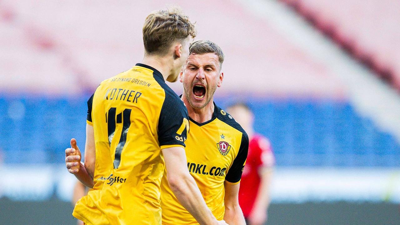 3. Liga: Dynamo Dresden erkämpft sich drei Punkte in Hannover