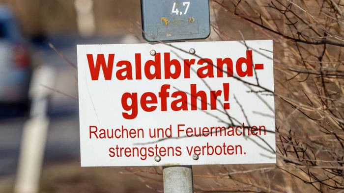 Trockenheit in Stuttgart: Hohe Waldbrandgefahr am Samstag