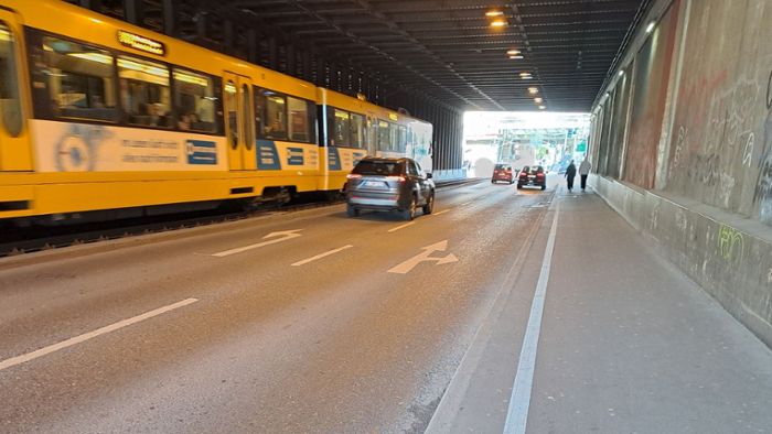Stuttgart stärkt den ÖPNV und Radverkehr: Umweltspur in Bad Cannstatt: ab dem 12. April wird’s eng im Tunnel
