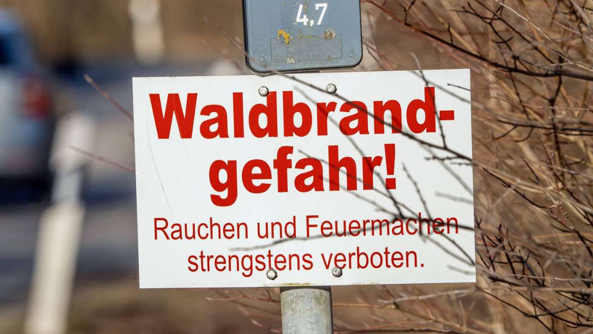 Trockenheit in Stuttgart: Hohe Waldbrandgefahr am Samstag