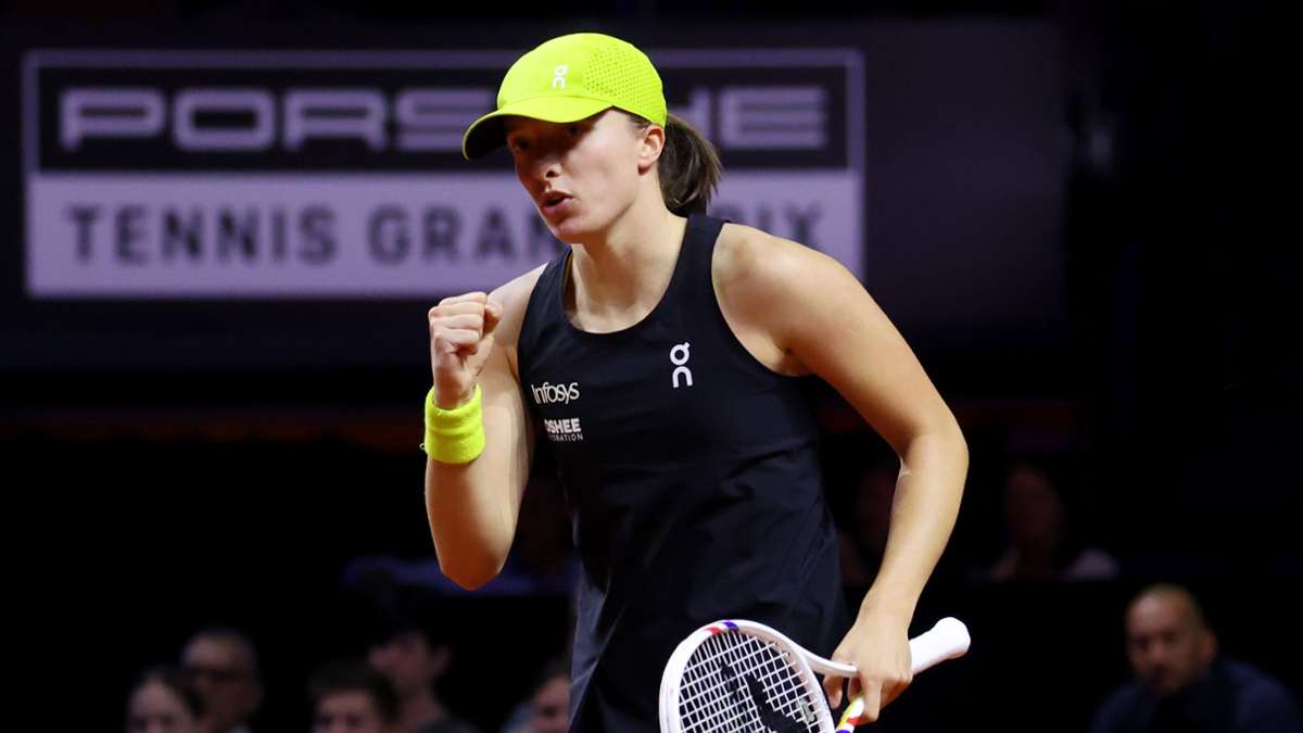 Tennis-Turnier: Swiatek meistert Favoritenrolle zum Auftakt in Stuttgart