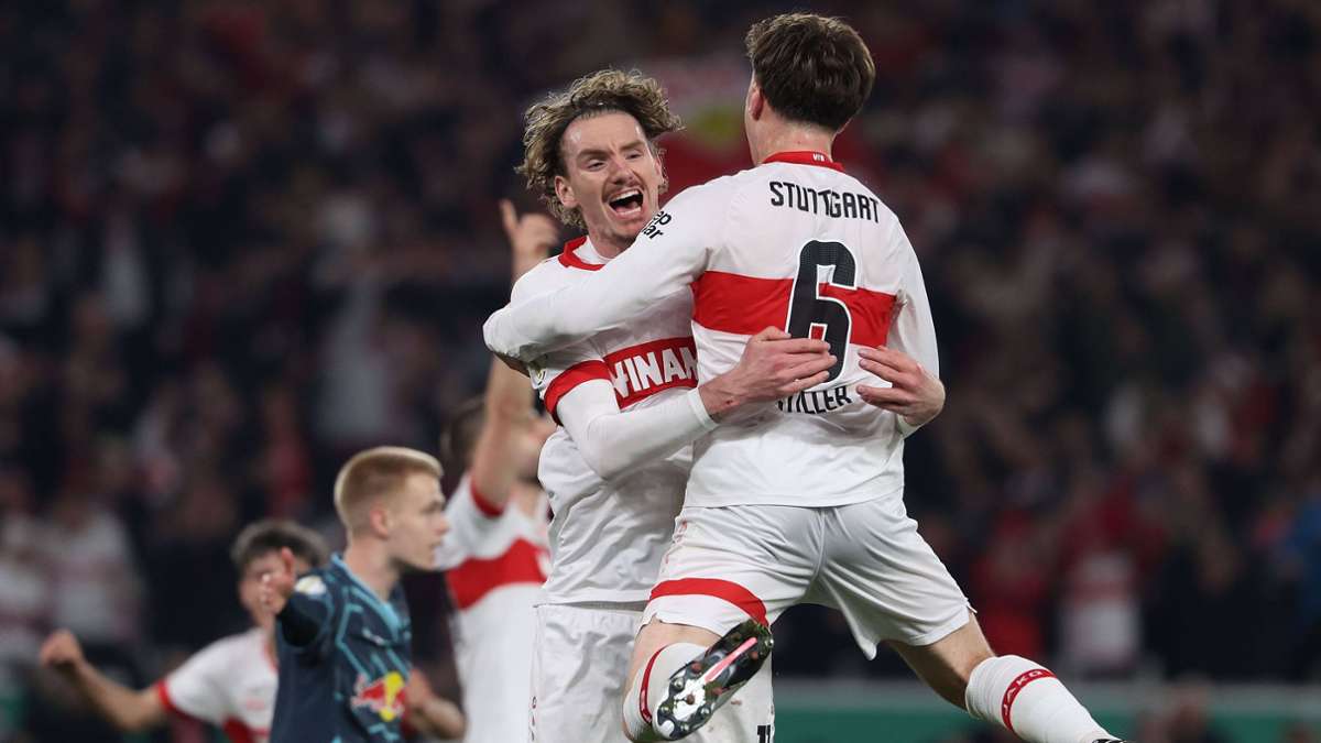 VfB Stuttgart gegen RB Leipzig: VfB entscheidet packendes Spiel für sich und löst Final-Ticket
