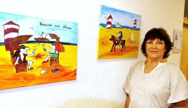 Acrylgemälde im Rathaus Brigachtal: Von Udo Lindenbergs Bildern begeistert - Villingen-Schwenningen & Umgebung