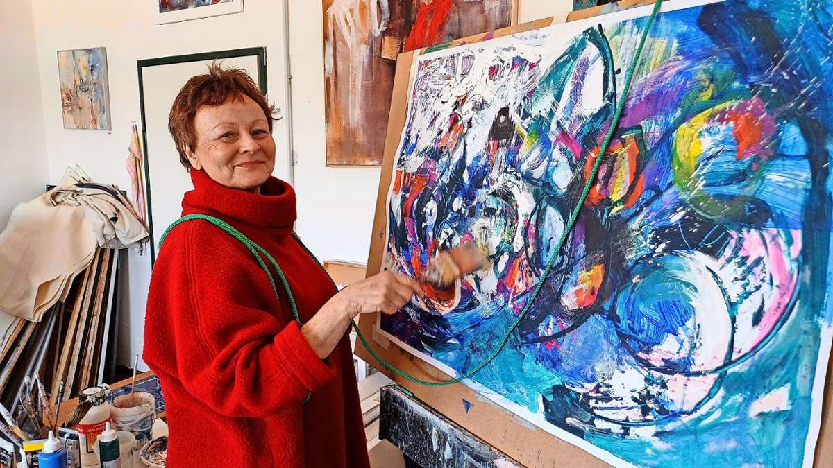 Grüner Faden: Sie bringt Farbe in frühere Bayreuther Kaserne - Bayreuth