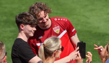 Training des VfB Stuttgart: Woltemade und Co. präsentieren sich engagiert und gut gelaunt