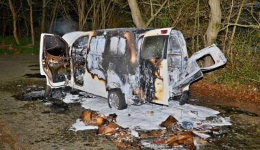 Feuerwehreinsatz in Stuttgart-Neuwirtshaus: Kleintransporter brennt komplett aus – Polizei ermittelt