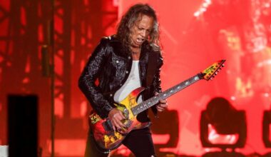 Kirk Hammett mit Metallica beim Power Trip Festival am 8. Oktober 2023 in Indio, Kalifornien