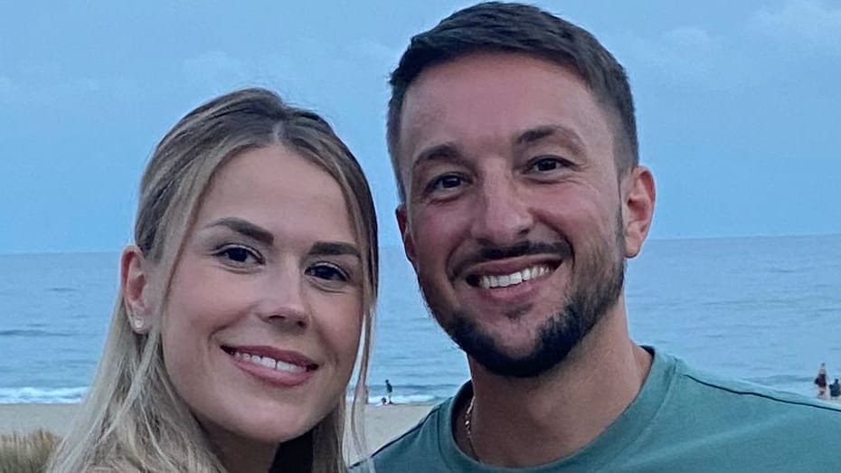 Michelle und Roman im Urlaub: Ein Bild aus glücklicheren Tagen.