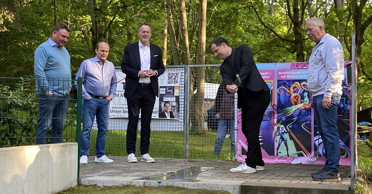 Eine Minigolf-Perle in Mainz mit einer bewegten Historie