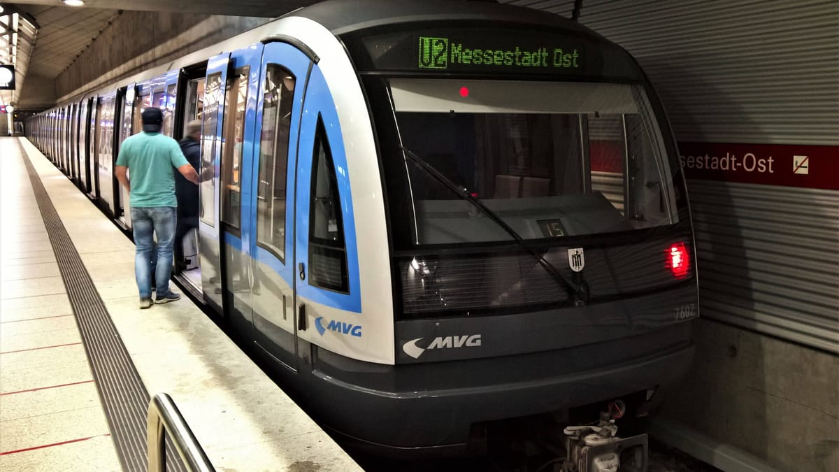 Diese U-Bahnen verkehren zum Messegelände