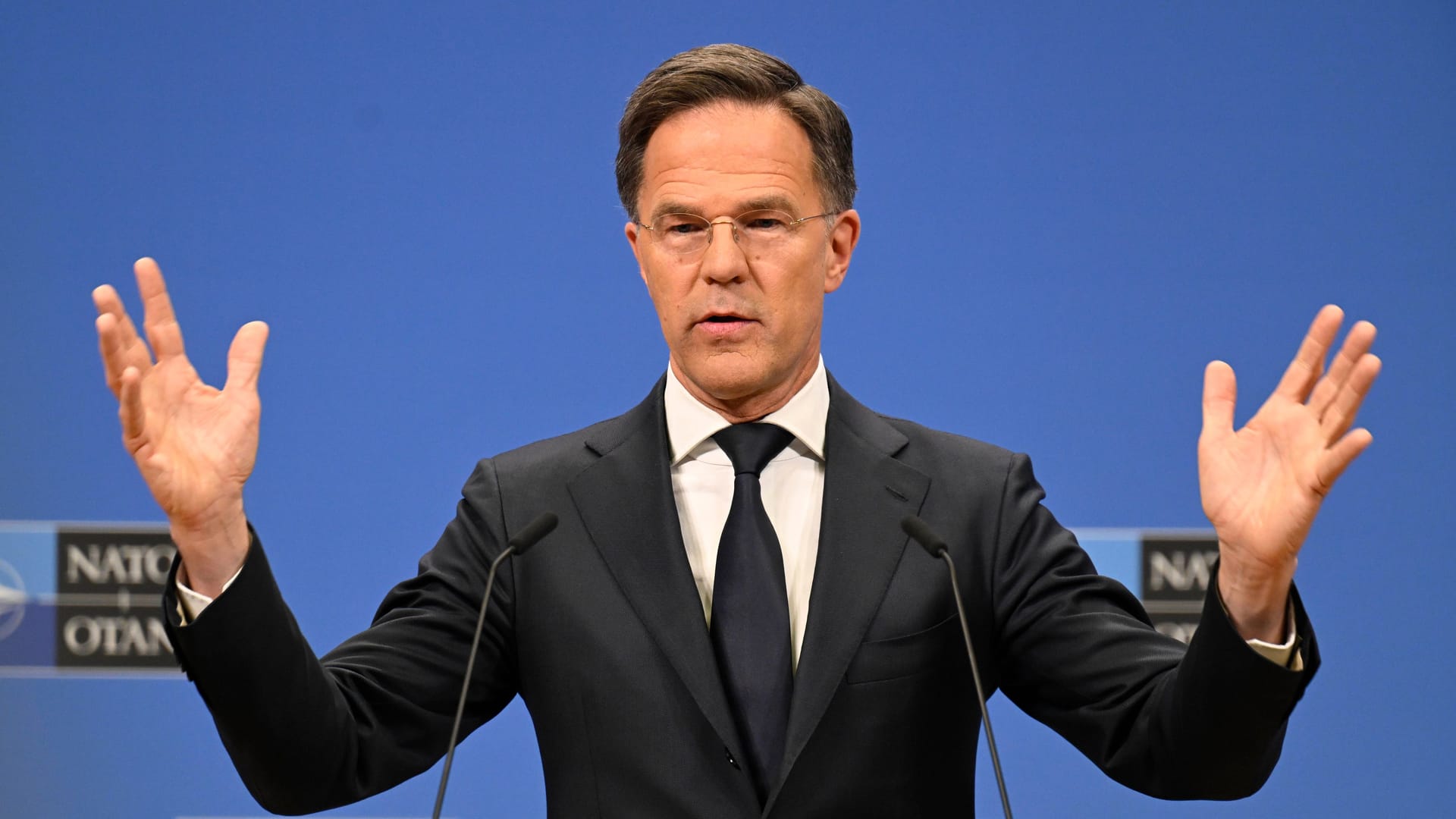Nato-Generalsekretär Mark Rutte: Der Niederländer warnt vor Russlands Ambitionen im Weltall.