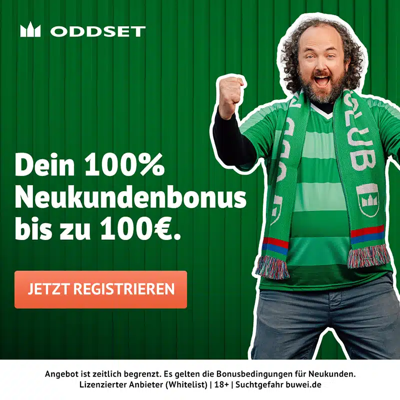 Oddset Willkommensbonus