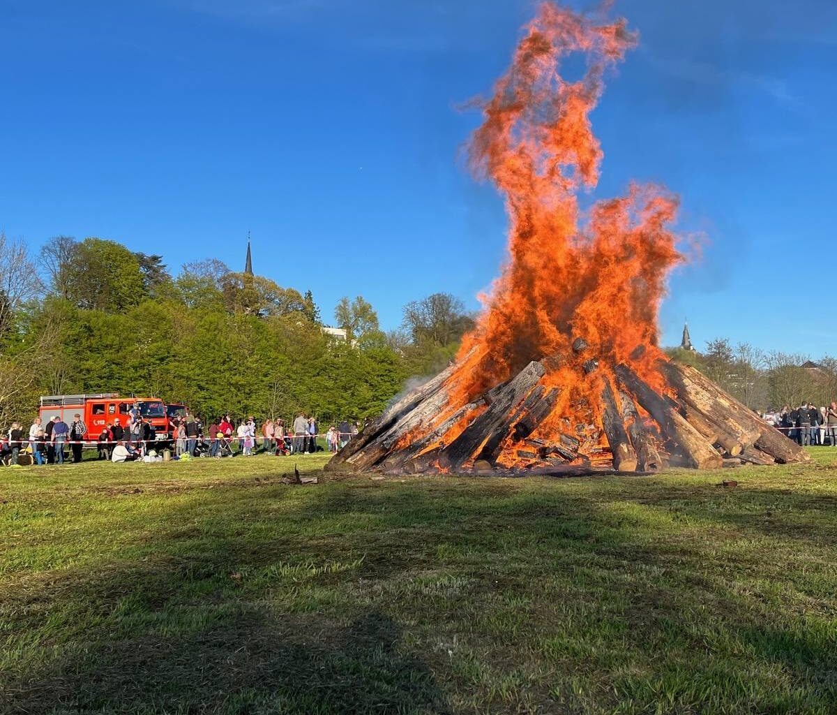 Osterfeuer in Essen: In Kettwig und Co wird gefeiert