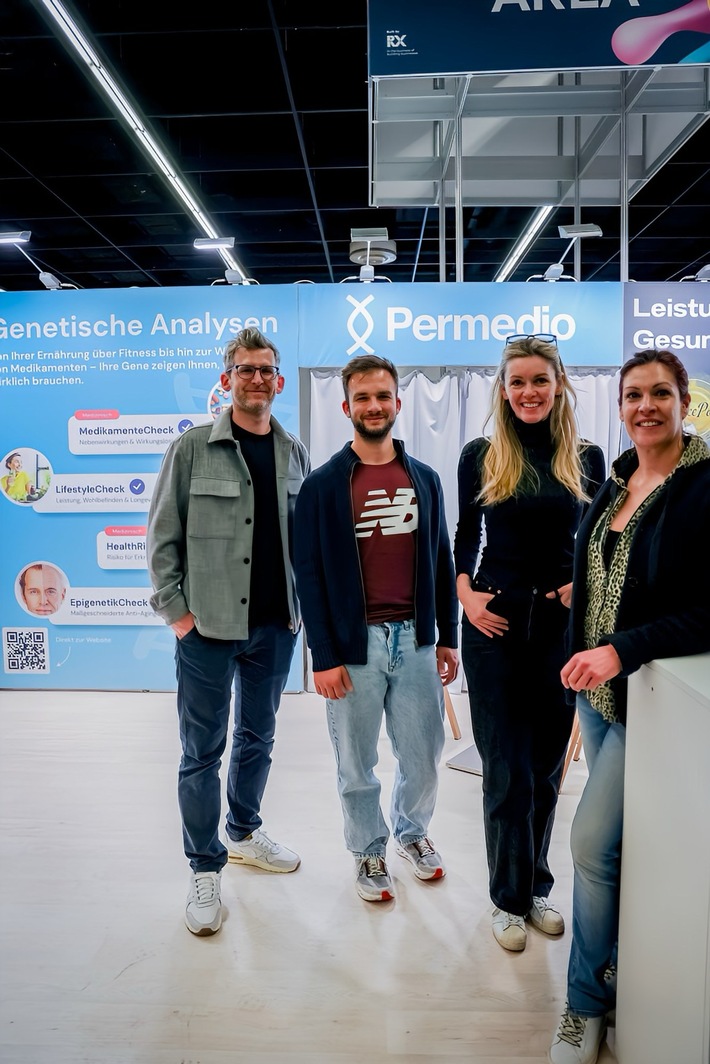 Permedio feiert Premiere auf der FIBO – Experte für Genetik erobert Deutschland!