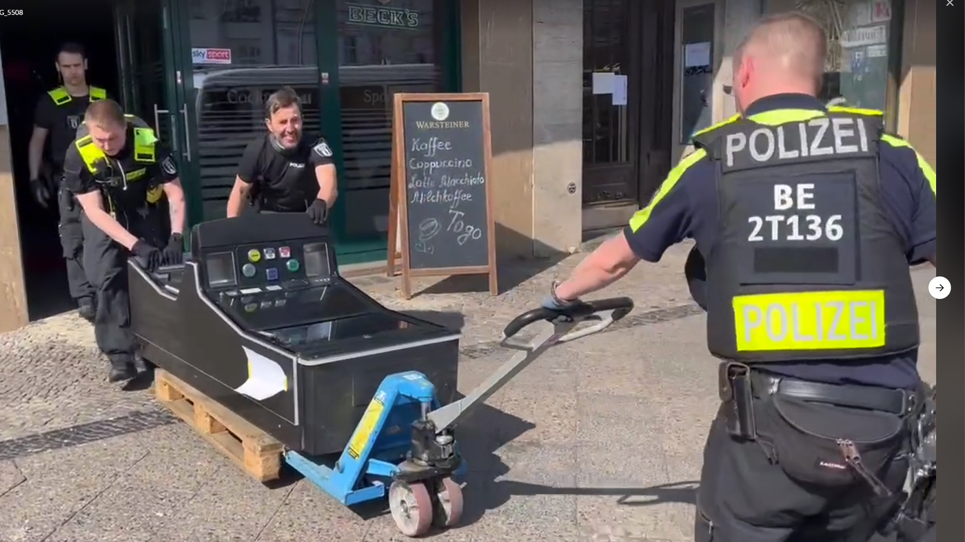 Großeinsatz wegen illegaler Spielautomaten und Organisierter Kriminalität in Berlin