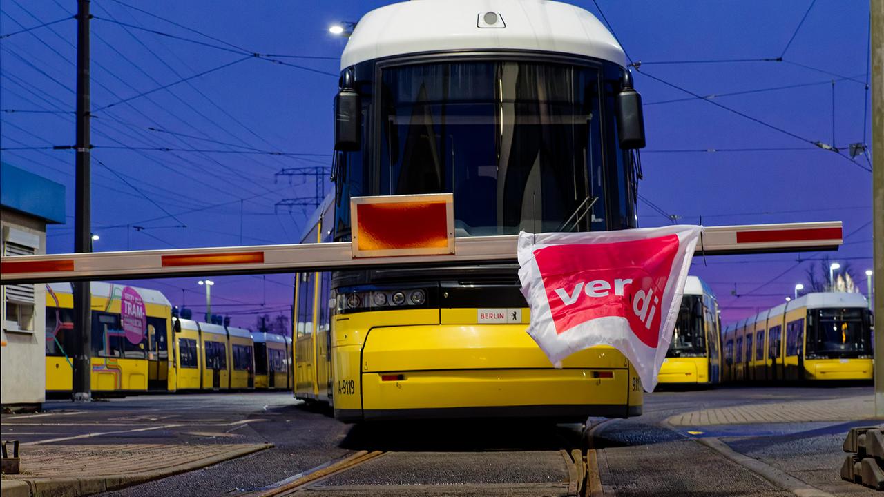 Ver.di ruft bei BVG für nächste Woche zu zweitägigem Warnstreik auf