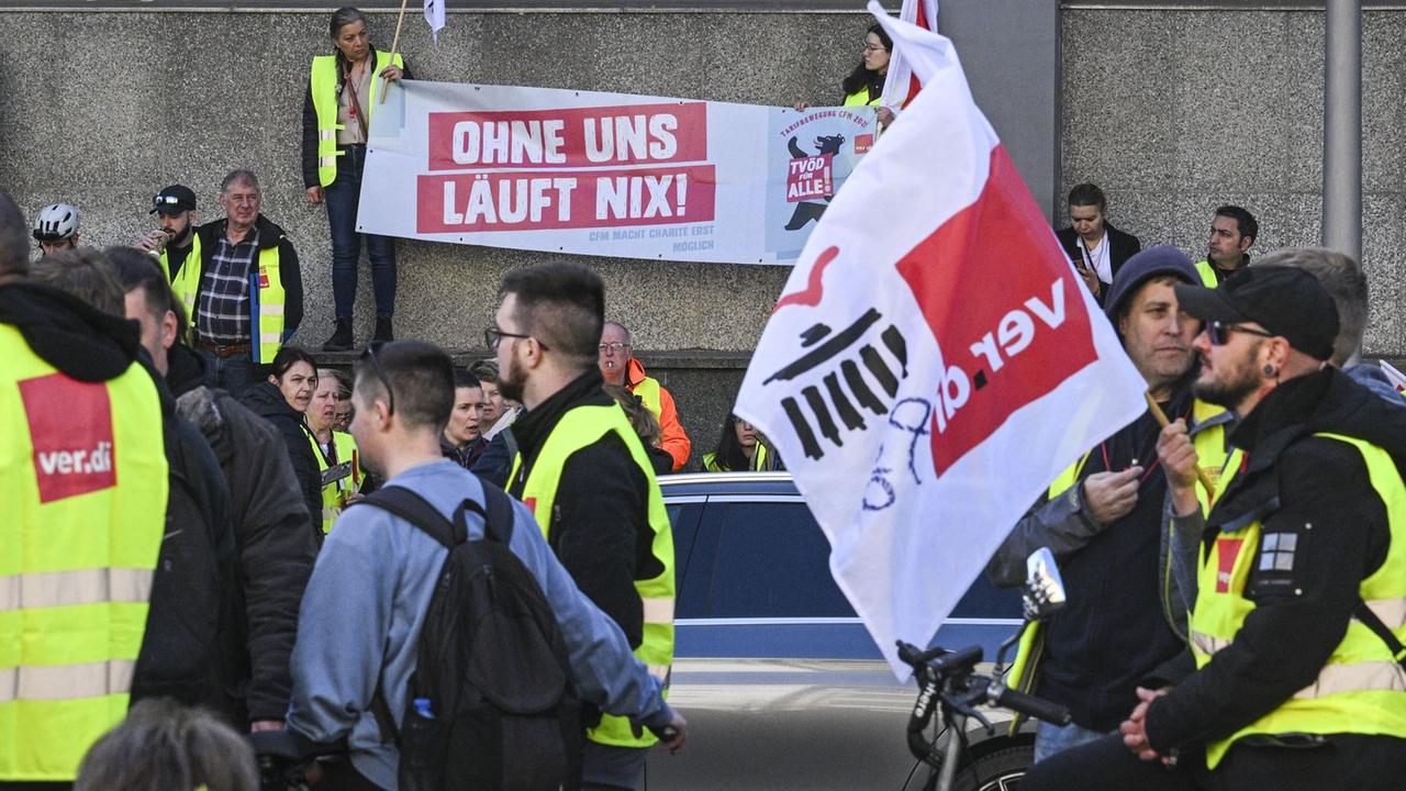 Berlin: Erneuter Streik der Charité-Tochter CFM gestartet