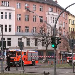 Feuerwehr am Explosionsort. Bild: rbb