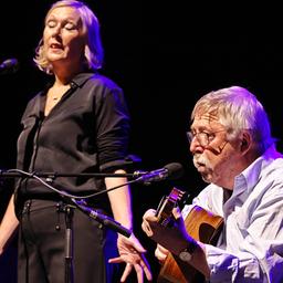 Archivbild: Pamela Biermann mit Wolf Biermann am 17.11.2021. (Quelle: IMAGO/Berlinfoto)