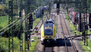 Betrunkener läuft an Rheintalbahngleisen bei Baden-Baden
