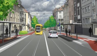 Pläne für große Straße in Essen: Fahrradstreifen und weniger Autospuren
