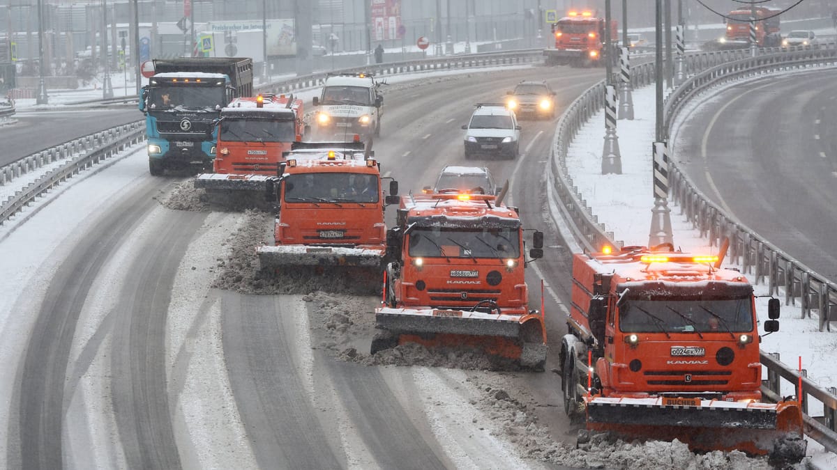 Schneechaos in Russland: Arktischer Wintereinbruch im April