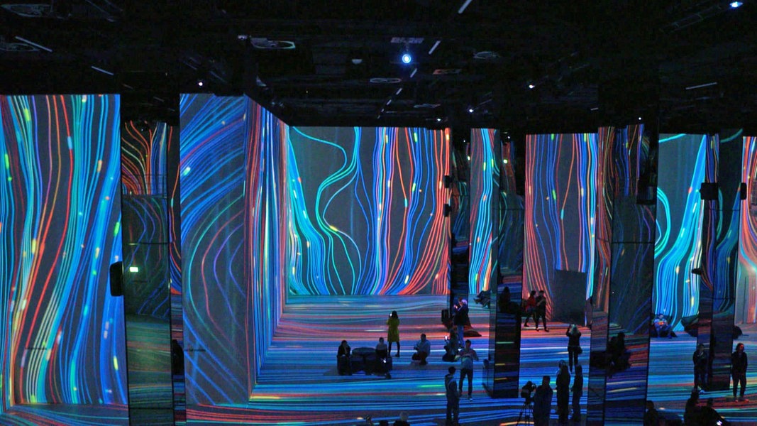 Kunst zum Eintauchen: Port des Lumières in Hamburg eröffnet | NDR.de - Kultur - Kunst