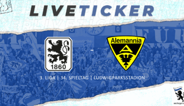 sechzger.de Liveticker TSV 1860 München Alemannia Aachen 34-Spieltag 3-Liga 2024-25