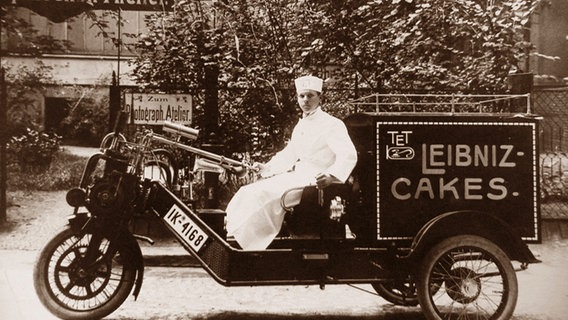 Bahlsen-Auto um 1910. © NDR/doc.station GmbH/Bahlsen 
