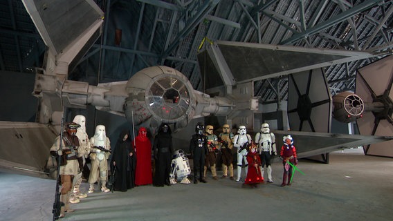 Der Snowspeeder im Rohbau; noch fehlt der Lack. © NDR 