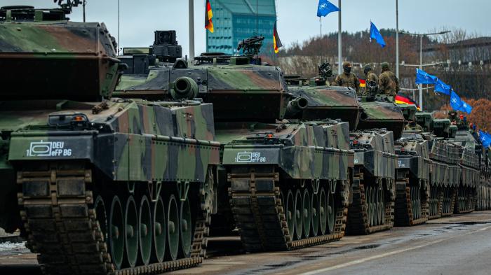 Bundeswehr-Panzer in Litauen