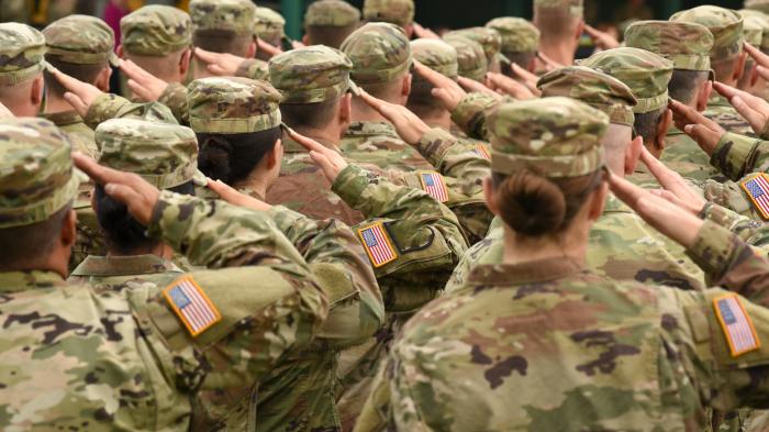 US-Soldaten in Uniform
