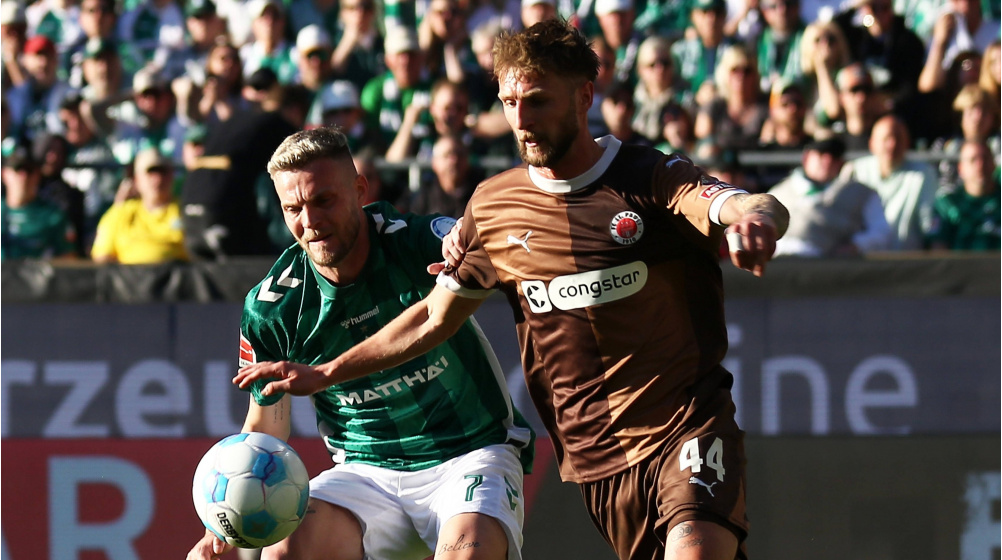 Bundesliga: FC St. Pauli stoppt Werder Bremens Siegesserie